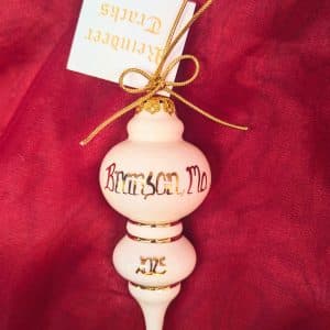 Reindeer Tracks Branson Ornament