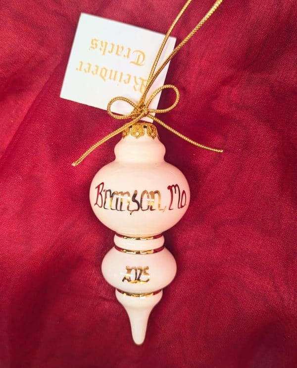 Reindeer Tracks Branson Ornament
