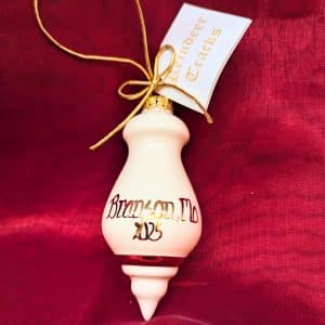 Reindeer Tracks Branson Ornament