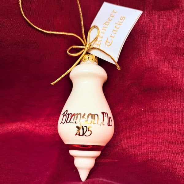 Reindeer Tracks Branson Ornament