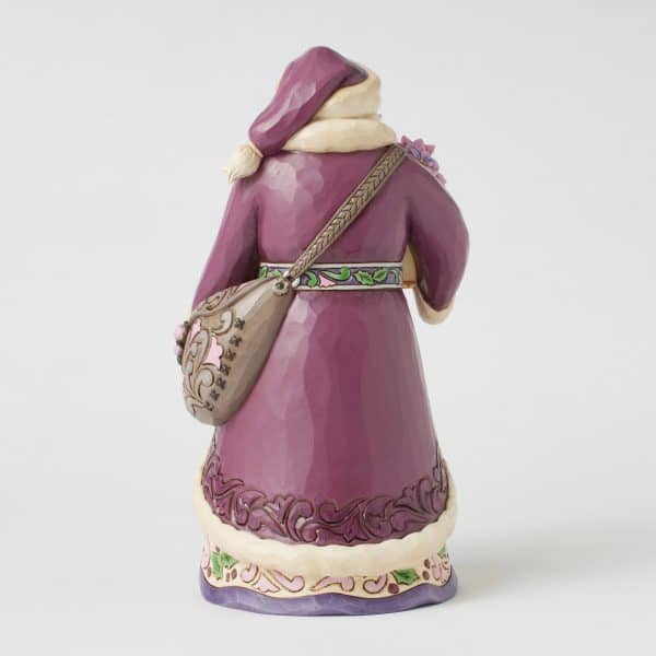 Purple Santa Figurine - Image 3