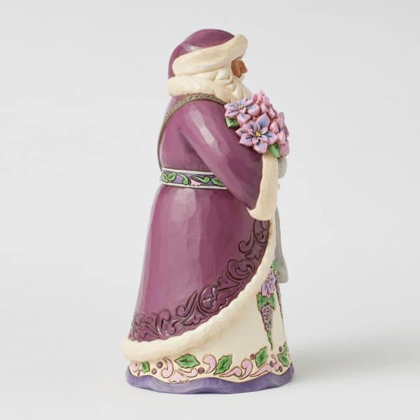 Purple Santa Figurine - Image 4