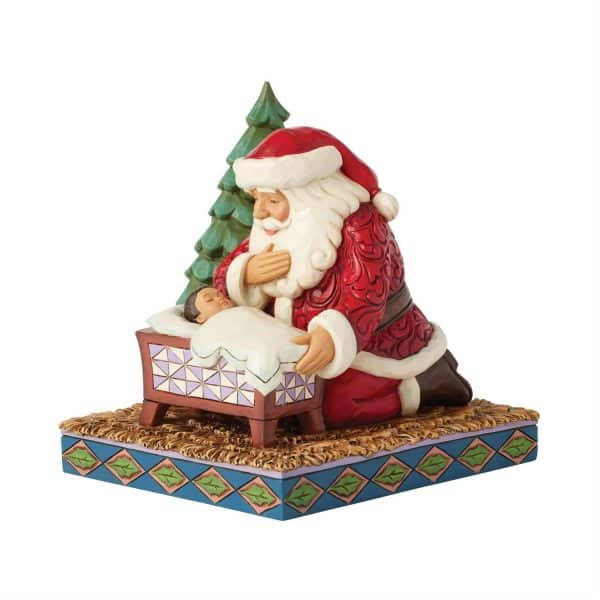 Santa Kneeling over Baby Jesus - Image 2