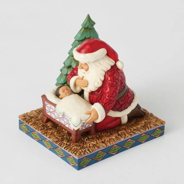 Santa Kneeling over Baby Jesus - Image 3
