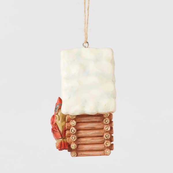 Christmas at the Lodge Cabin Ornament - Image 2