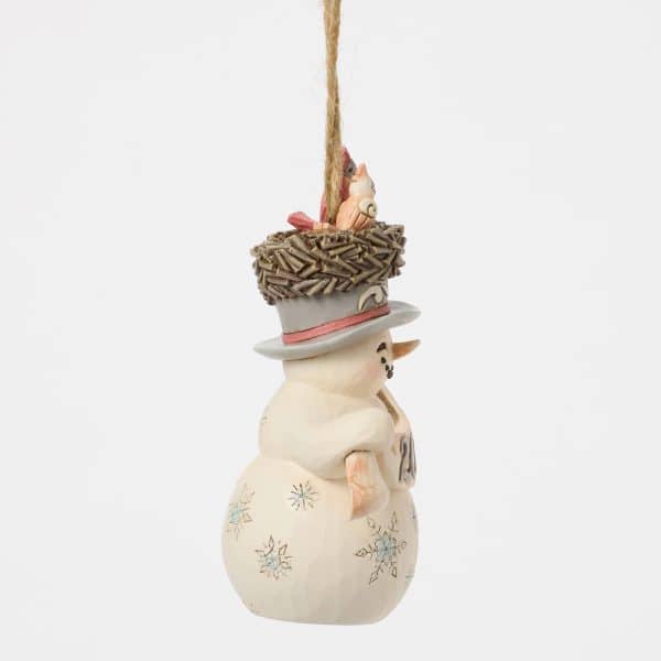 Woodland Dated 2025 Snowman Ornament - Image 2