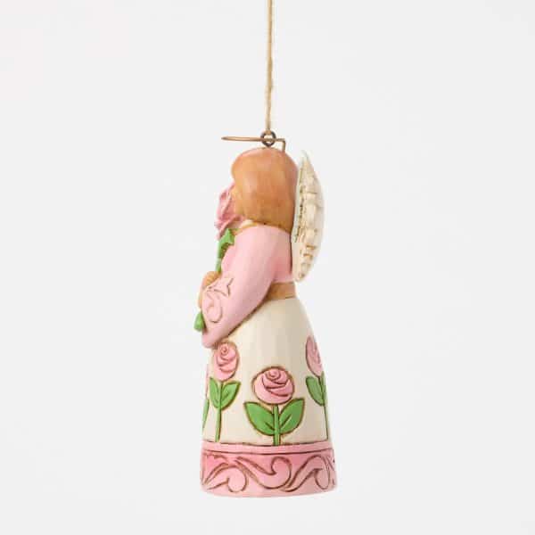 Angel With Roses Ornament - Image 2