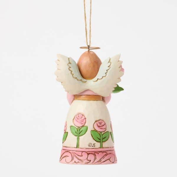 Angel With Roses Ornament - Image 3