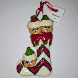 Janet Stewart Stocking Family of 3
