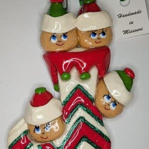 Janet Stewart Stocking Family of 4