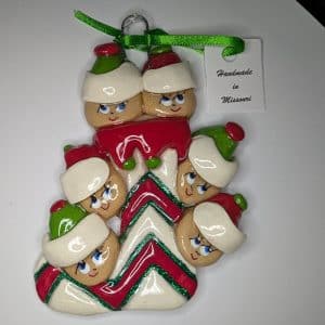 Janet Stewart Stocking Family of 6