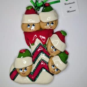 Janet Stewart Stocking Family of 5